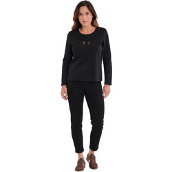 Gerry Weber Γυναικείο Τζιν Παντελόνι Slim Εφαρμογή Μαύρο N77005689038