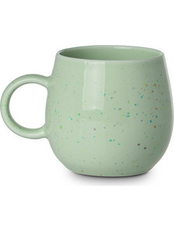 Estia Speckle Pop Κούπα Κεραμική Πράσινο Mint 480ml