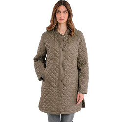 Gerry Weber Γυναικείο Μπουφάν Καπιτονέ Μακρύ Λαδί N78402697038