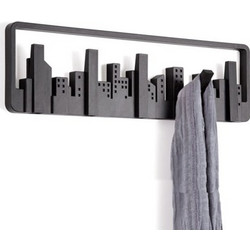 Κρεμάστρα Τοίχου 5 Θέσεων - Wall Shelf Hook City
