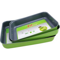 Veltihome Ορθογώνιο Ταψί Φούρνου Κεραμικό 37x27cm