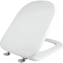 Elvit 1248 Καπάκι Λεκάνης D-Shape Πλαστικό Λευκό 43x37.5cm 1248-ELVIT