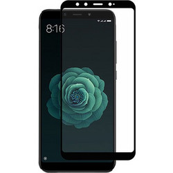 Σκληρυμένο Γυαλί (Tempered Glass) Προστασίας Οθόνης Πλήρης Κάλυψης για Xiaomi Mi A2 / Mi 6X - Μαύρο