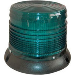 C-400 GREEN Μεσαίος φάρος LED 220V AC με 4 λειτουργίες Πράσινος 125x135mm