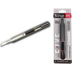 Deli Κοπίδι Σπαστό Μεταλλικό Μικρό 8cm 2036 Για 9mm Λεπίδες
