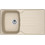 Franke Αntea AZG 611-86 Beige Ένθετος Νεροχύτης Γρανίτη Αντιστρεφόμενος 86x50cm