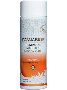 Cannabios HempX-Oil Neutral Massage & Body Care 100ml