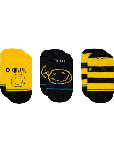 STANCE KIDS NEVERMIND 3 PACK 3-6 SOCKS - 62120KS000008-MULTI MULTI