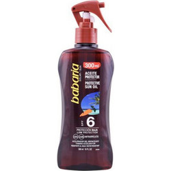 Babaria Protecting Sun Λάδι Μαυρίσματος Σώματος SPF6 300ml