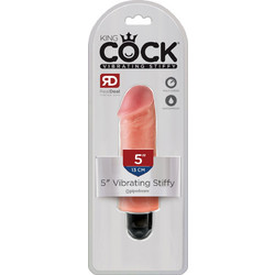 Pipedream King Cock 5" Vibrating Stiffy Ρεαλιστικός Δονητής 13cm Flesh