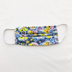 Μάσκα υφασμάτινη προσώπου με σχέδια 100% microfiber Dogs & Cats