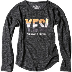 Losan Παιδικό T-Shirt Μακρυμάνικο Ανθρακί 924-1019AA