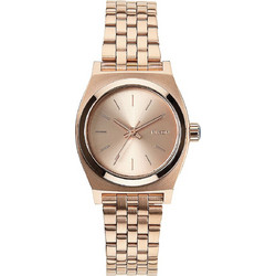 Nixon Time Teller Γυναικείο Ρολόι με Ροζ Χρυσό Μεταλλικό Μπρασελέ A399-897-00