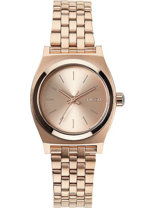 Nixon Time Teller Γυναικείο Ρολόι με Ροζ Χρυσό Μεταλλικό Μπρασελέ A399-897-00