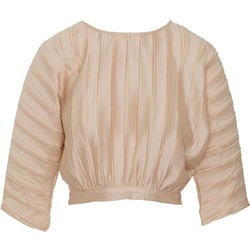 NA-KD Γυναικείο Χειμερινό Crop Top Σομόν 1018-004306