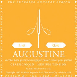 Augustine Classic Gold E6w Χορδή Κλασικής Κιθάρας E Medium Tension