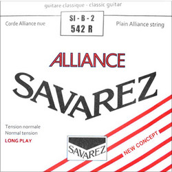 Savarez 542R Alliance Χορδή Κλασικής Κιθάρας B Carbon Normal Tension