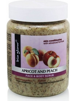 Bio Glow Apricot & Peach Face & Body Scrub Προσώπου 500ml