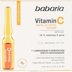 Babaria Vitamin C Antiox Defense Ampollas Serum Προσώπου με Βιταμίνη C 5x2ml