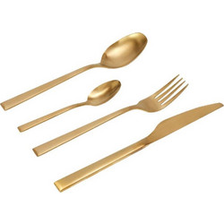 ΣΕΤ ΜΑΧΑΙΡΟΠΙΡΟΥΝΑ CRYSPO TRIO DURABLE GOLD MATT 3MM (24ΤΜΧ)