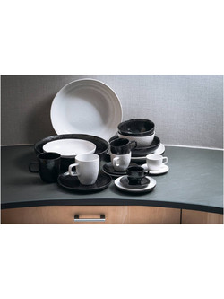 Κούπα Stoneware μαύρη 380 ml Mielo