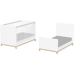 Casababy Zoom Πολυμορφική Κούνια για Στρώμα 70x140cm Λευκή
