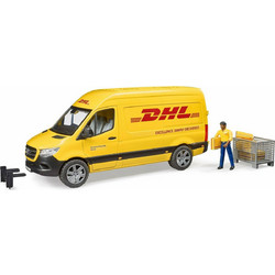Bruder Φορτηγάκι Mercedes Sprinter DHL με Οδηγό & Εξοπλισμό BR002671