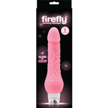 NS Novelties Firefly Vibrating Massager Ρεαλιστικός Δονητής 20.3cm Ροζ