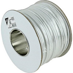 CABLEXPERT ALARM CABLE 100M ROLL WHITE SHIELDED