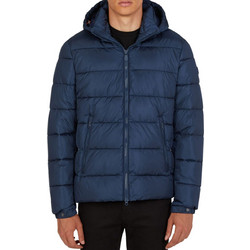 Save The Duck Giubbotto Cappuccio Ανδρικό Μπουφάν Χειμωνιάτικο Puffer Navy Μπλε D3556MMEGA9-00009