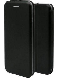 Xiaomi Mi A3/Xiaomi Mi CC9e - Δερμάτινη Μαγνητική Αναδιπλούμενη Book Case με Ενσωματωμένη Θήκη Σιλικόνης - Black (oem)