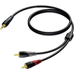 Procab CLA-711-3 - Καλώδιο Mini Jack stereo - 2 RCA 3 μέτρα