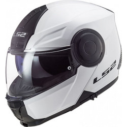 LS2 FF902 Scope Solid II White Κράνος Μηχανής Flip-Up 1650gr