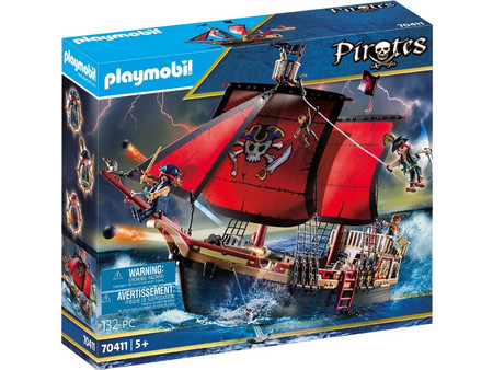 Playmobil Pirates Πειρατική Ναυαρχίδα για 5+ Ετών 70411