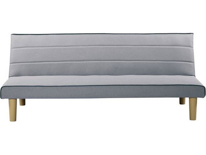 Woodwell Biz Τριθέσιος Καναπές Κρεβάτι Γκρι 167x75x70cm Ε9438,1