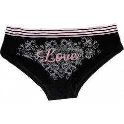 BOXER ΓΥΝΑΙΚΕΙO LOVE ΜΑΥΡΟ 4315MAY