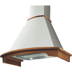 Elica Coraline WH/A/90 T.GREZZO Απορροφητήρας Καμινάδα-Τζάκι 90cm Λευκός