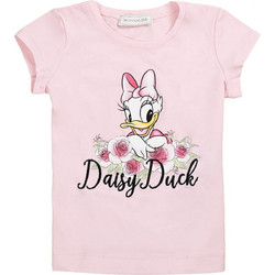 Monnalisa Daisy Duck Παιδικό T-Shirt Κοντομάνικο Ροζ 197609SP0-090