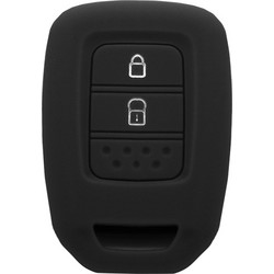 Θήκη κλειδιού για αυτοκίνητα Honda 1014-04, εύκαμπτη, μαύρη