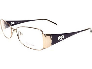 Escada VFS609S 08F4 Γυναικείος Σκελετός Γυαλιών Οράσεως Κοκάλινος Χρυσός Μαύρος