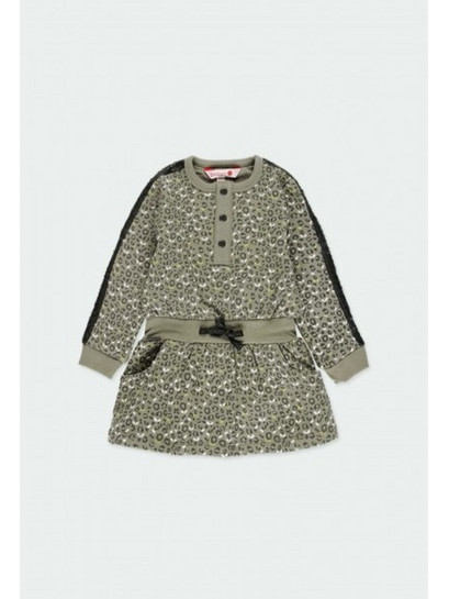 BOBOLI Fleece dress for baby girl - 211060 - ΚΟΡΙΤΣΙ - χακι
