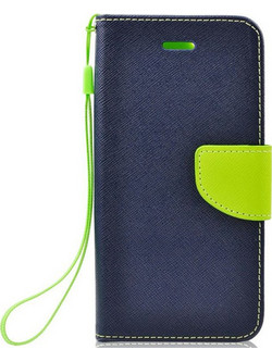 Θήκη OEM Fancy Book για Samsung A215 Galaxy A21 Flip Cover Navy Lime