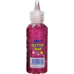 Glitter glue Amos 22 ml φούξια
