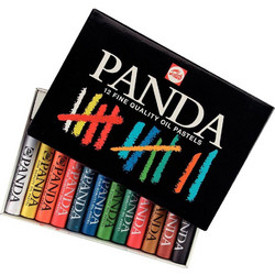 Λαδοπαστέλ Talens Panda 12 τεμάχια