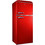 Robin RB-280 Retro Δίπορτο Ψυγείο 280lt Full No Frost Υ157xΠ60xΒ70cm Κόκκινο