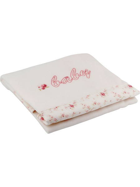 Laura Ashley Baby Roses Κουβέρτα Κούνιας Fleece 100x140 Ροζ