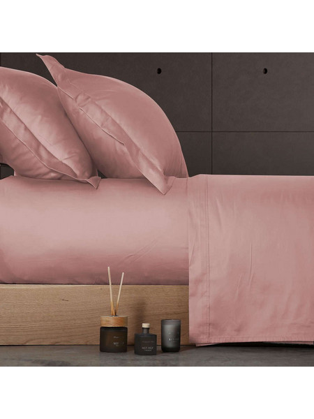Nef-Nef Σεντόνι Υπέρδιπλο Βαμβακοσατέν 240x270 Elements English Rose