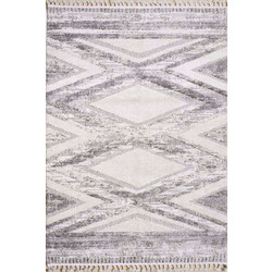 Sprintzio Mexico Χαλί Ορθογώνιο Shaggy 160x230cm 91 Grey - White