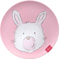 Sigikid Πιάτο Μελαμίνης Pink Bunny