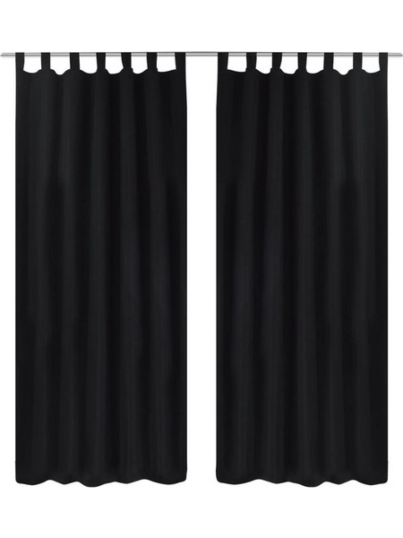 Vidaxl Σετ Κουρτίνες με Θηλιές 140x225 2τμχ 130354